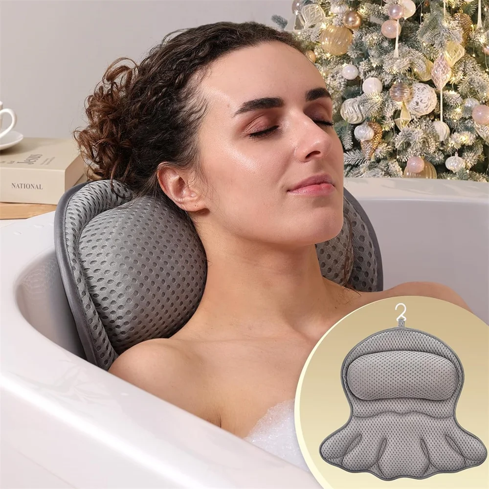 Bath - Bath Pillow Bathtub Pillow 4D Mesh