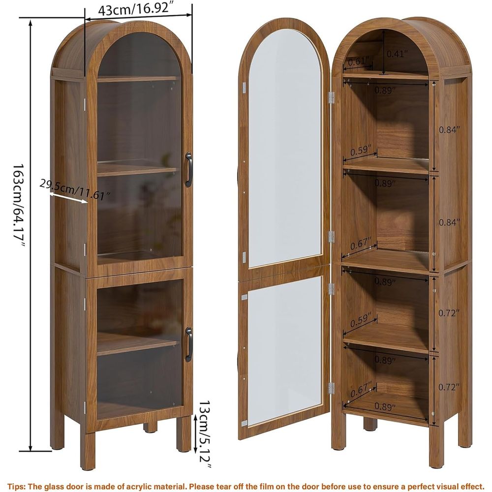 64.17 in Tall Arched Display C - огляд і ціна Kitchen