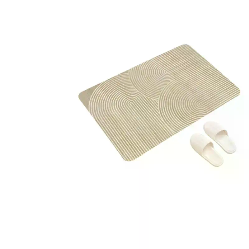 [MA]Beige Striped Diatomite Ba - огляд і ціна Quick Dry Diatomite Bath Mat