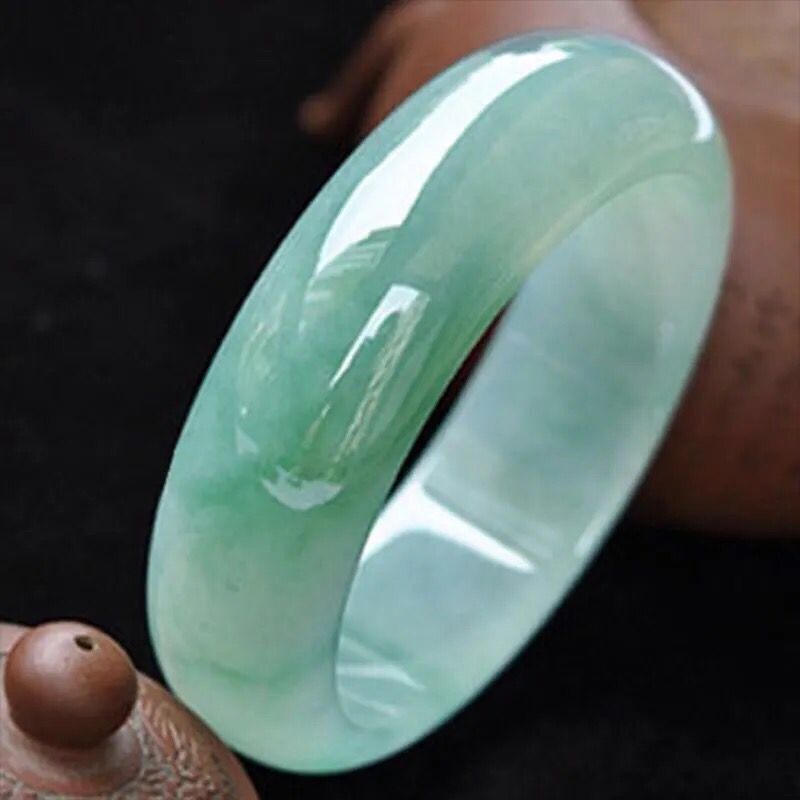 Myanmar natural jade bracelet, - огляд і ціна Lighting