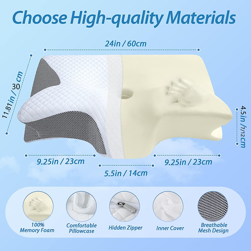 New Memory Foam Cervical Pillo - огляд і ціна Memory Foam Orthopedic Pillow Neck Pain