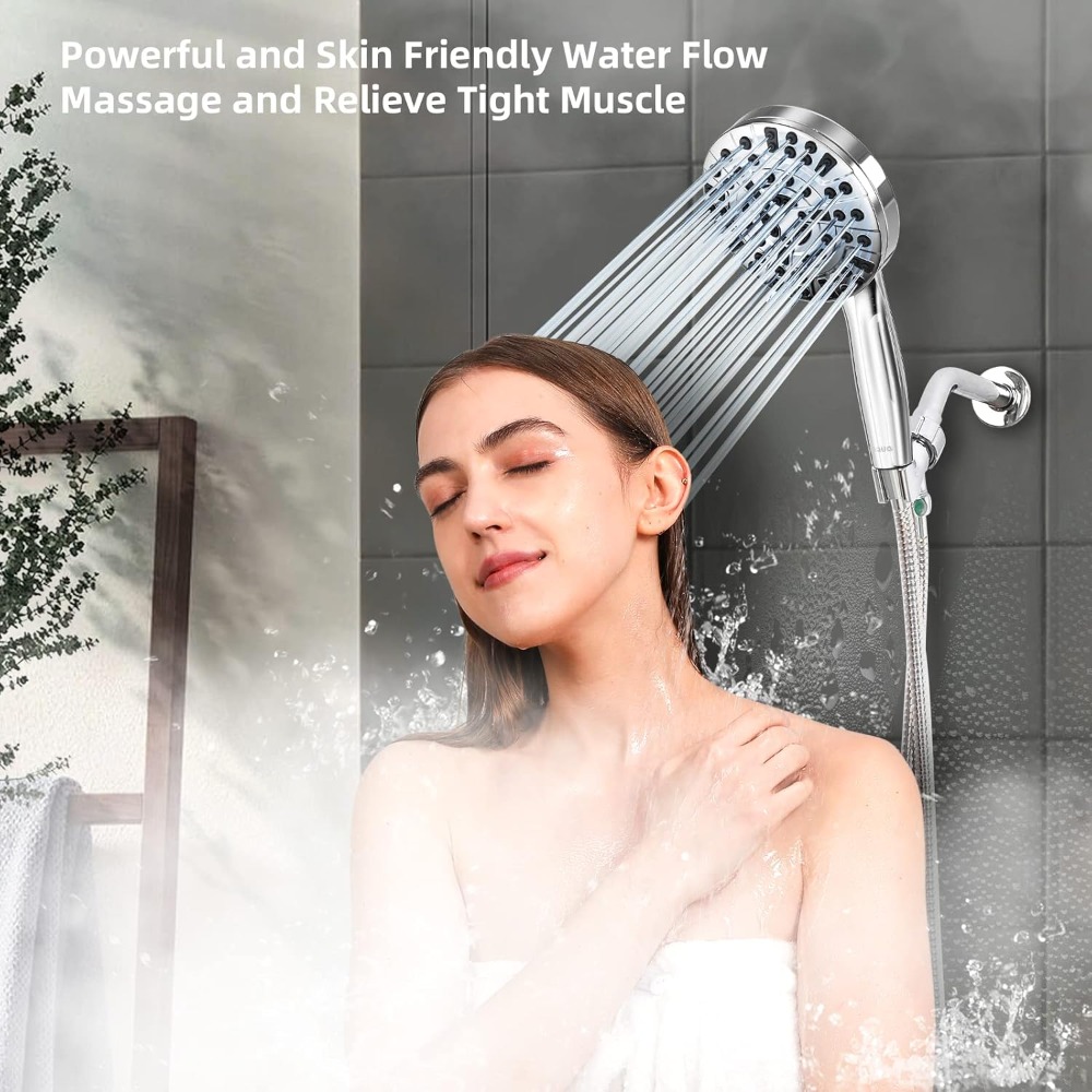 10-Function High Pressure Show - огляд і ціна High Pressure Shower Head Handheld