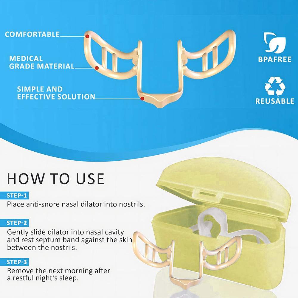 New Snore Stopper Nasal Dilato - огляд і ціна Anti Snore Contour Pillow