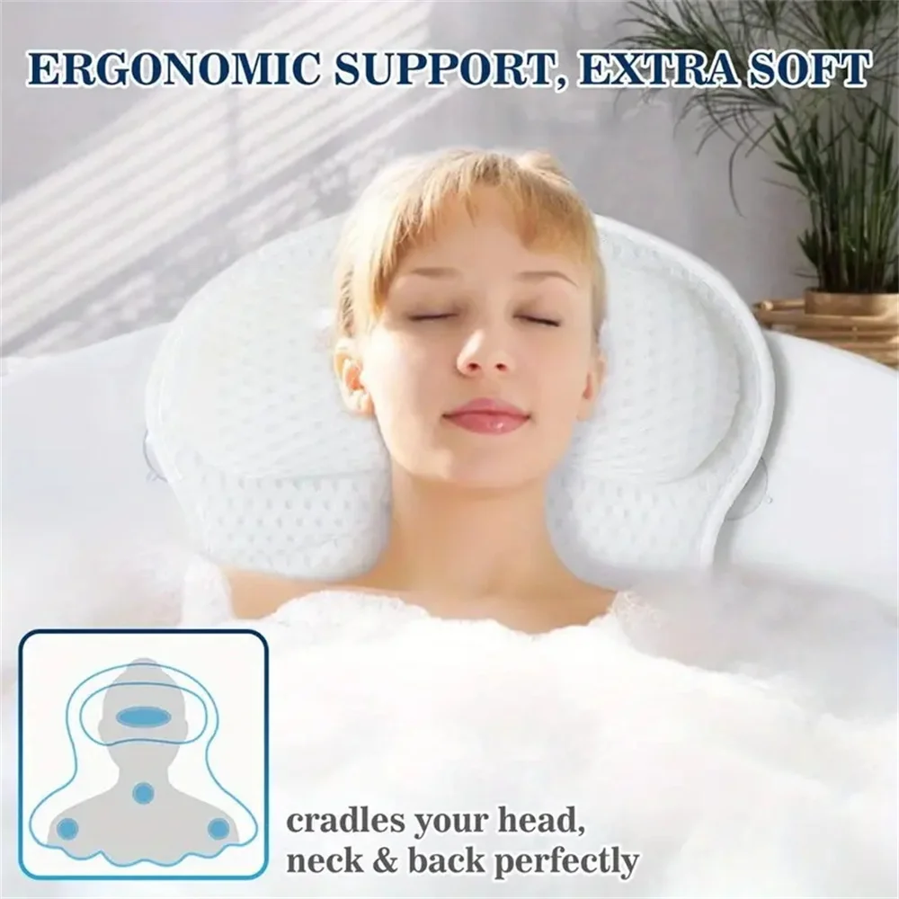 Bath Pillow Bathtub Pillow 4D  - огляд і ціна Bath