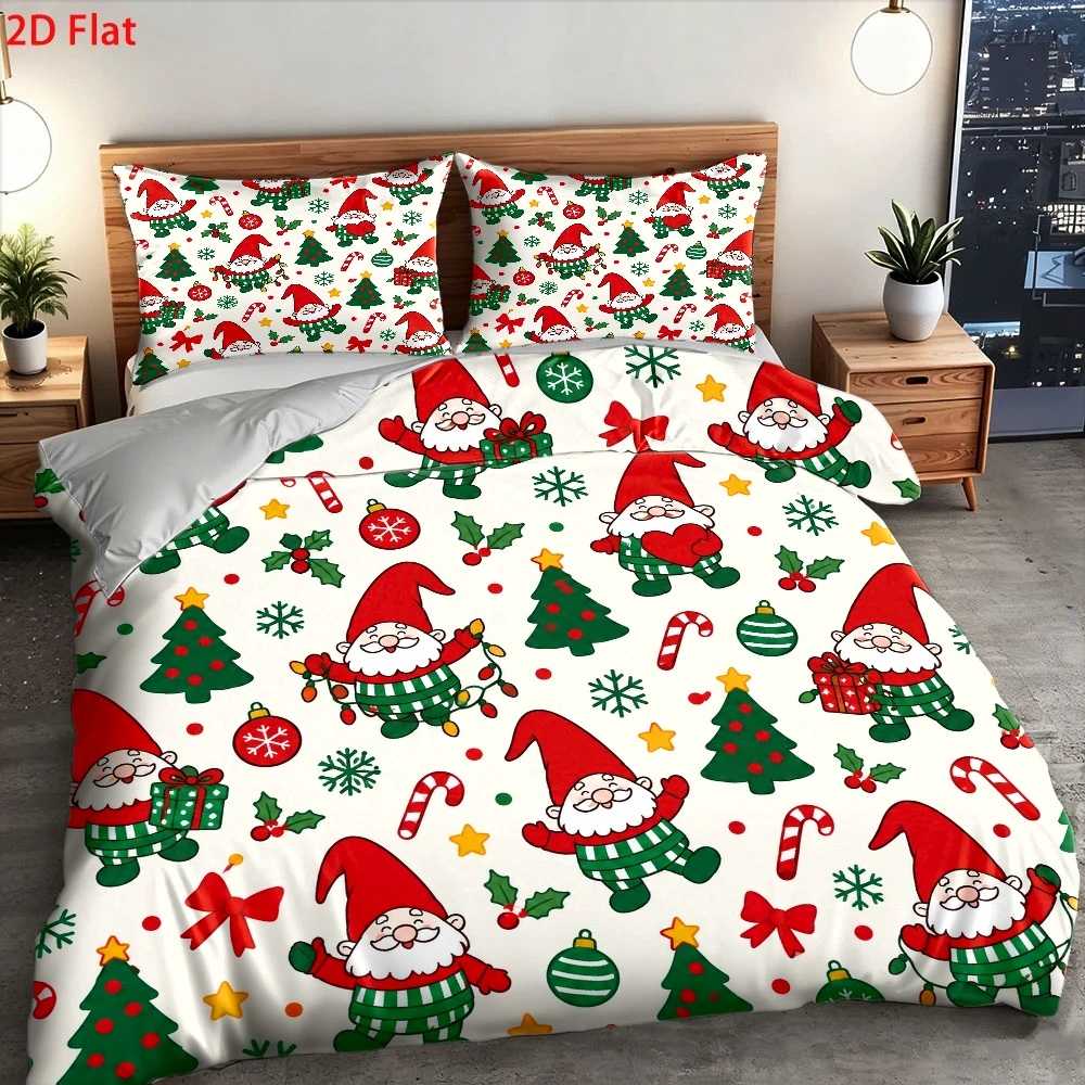 Christmas Gnome Christmas Tree - огляд і ціна Duvet Cover Sets With Zipper