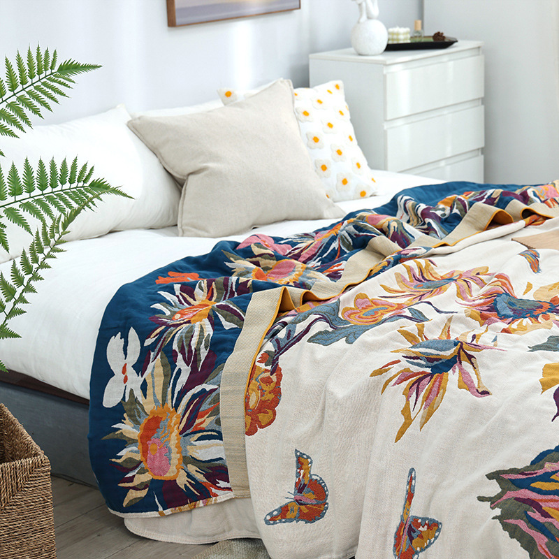 Simple Cotton Blanket Muslin G - огляд і ціна Muslin Cotton Bedspread