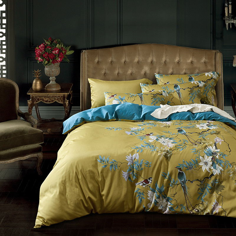 Luxury 600TC Egyptian Cotton B - огляд і ціна Aesthetic Floral Duvet Cover