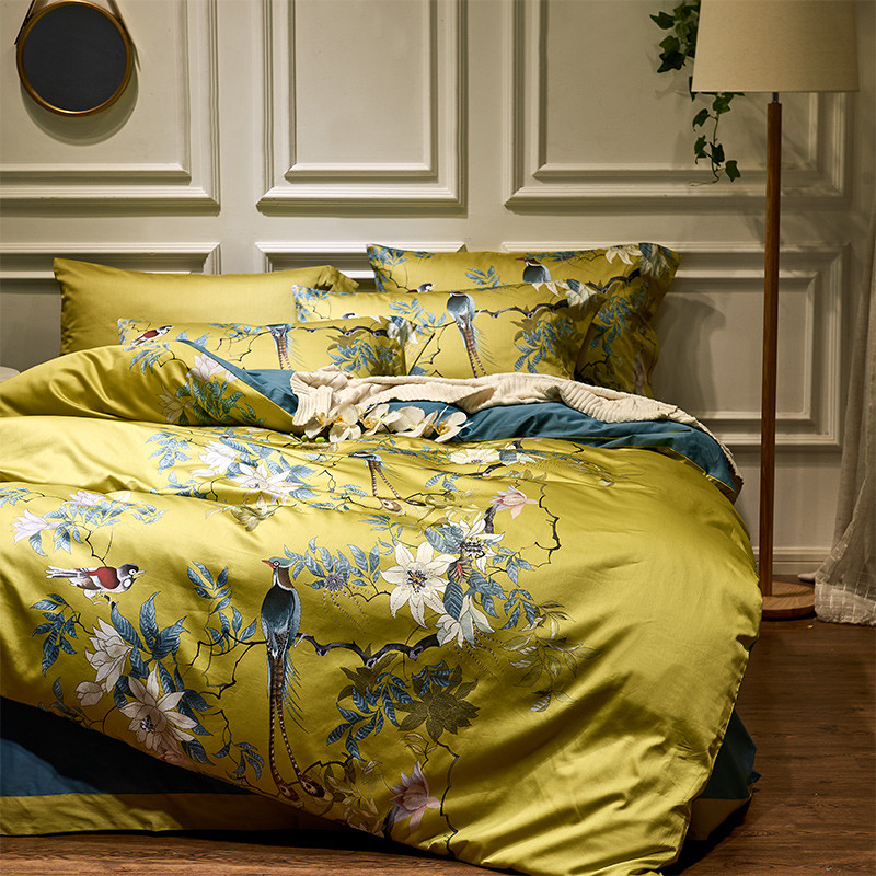 Luxury 600TC Egyptian Cotton B - огляд і ціна Aesthetic Floral Duvet Cover