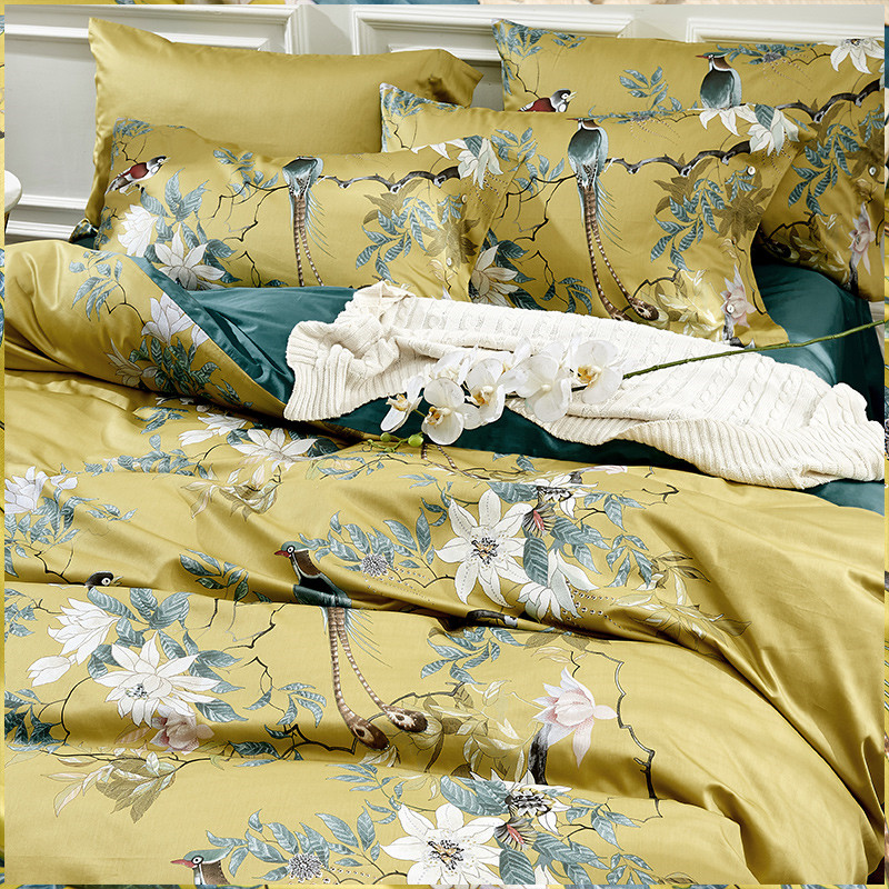 Luxury 600TC Egyptian Cotton B - огляд і ціна Aesthetic Floral Duvet Cover