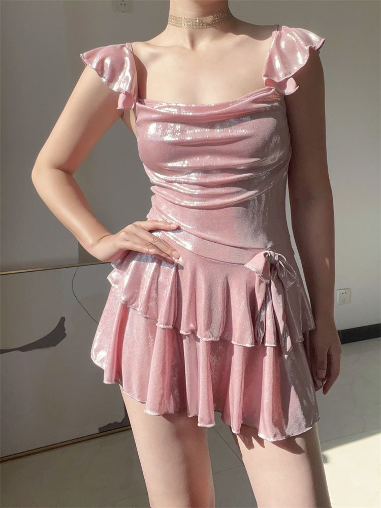 Flattering Shiny Pink Swimwear - огляд і ціна Bath